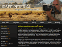 Tablet Screenshot of peterka-foto.cz